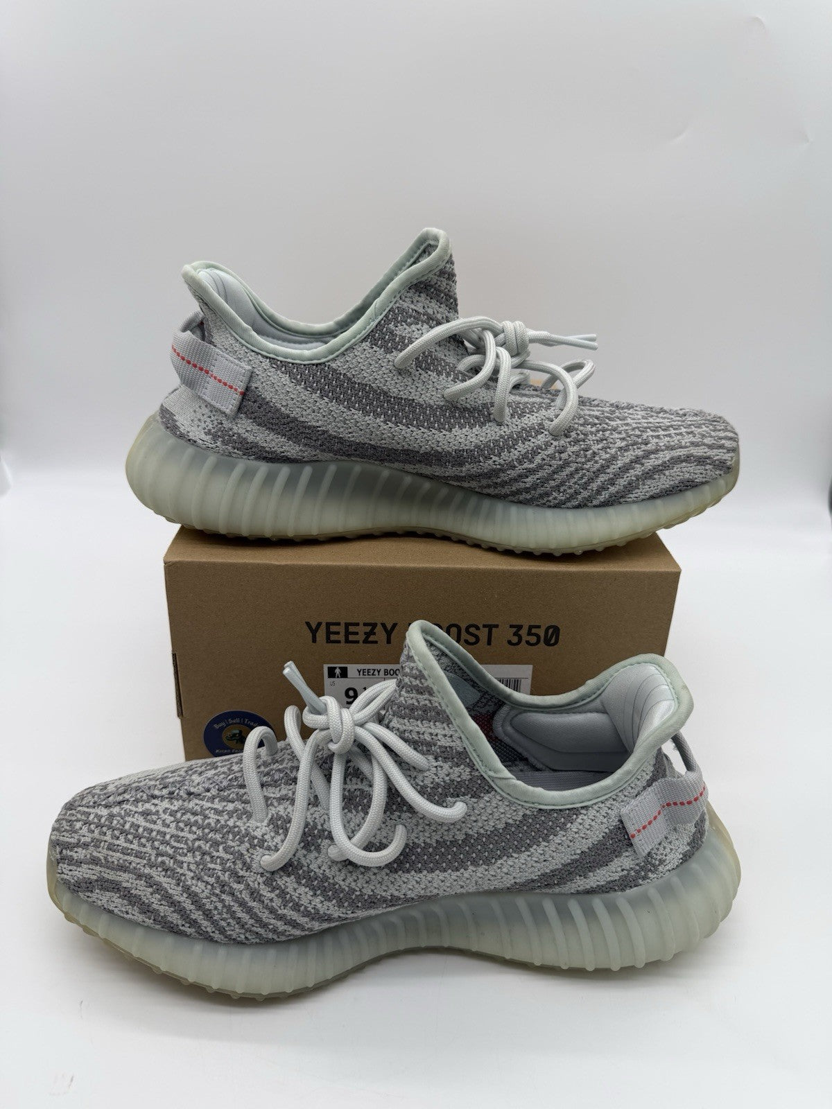 Size 9.5 - adidas Yeezy Boost 350 V2 Low Blue Tint
