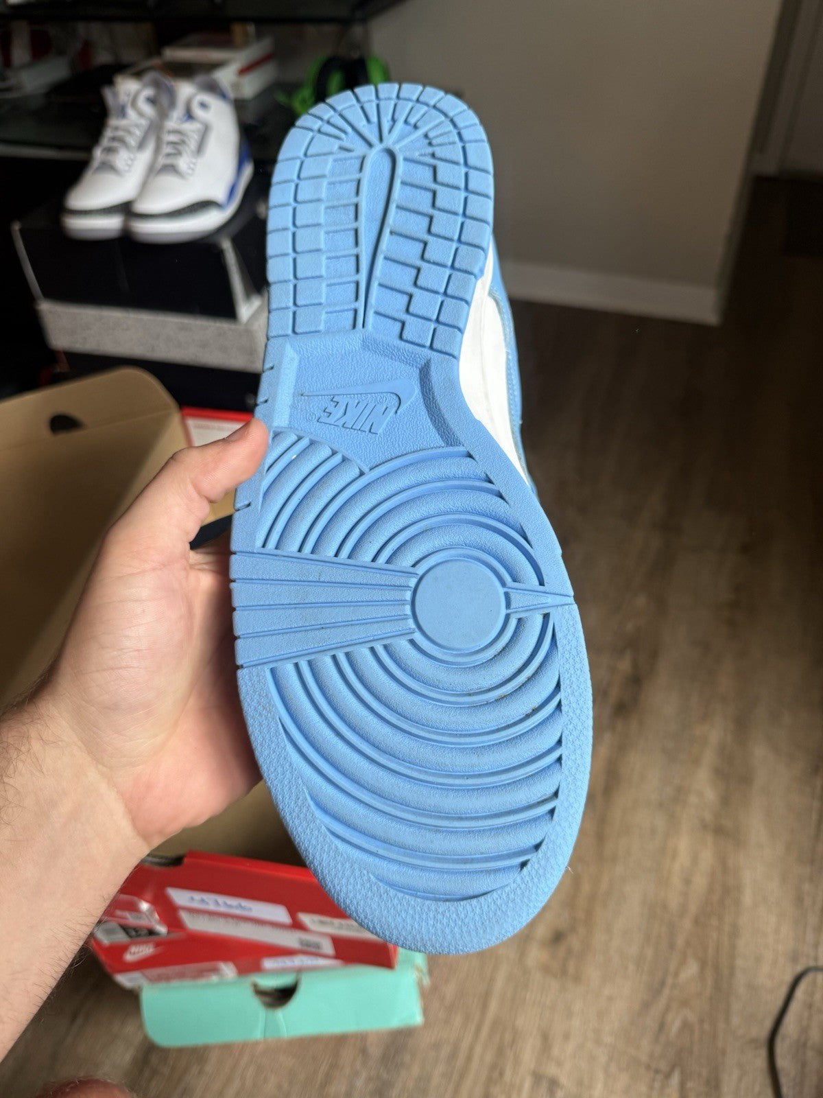 Size 13 - Nike Dunk Low UNC University Blue