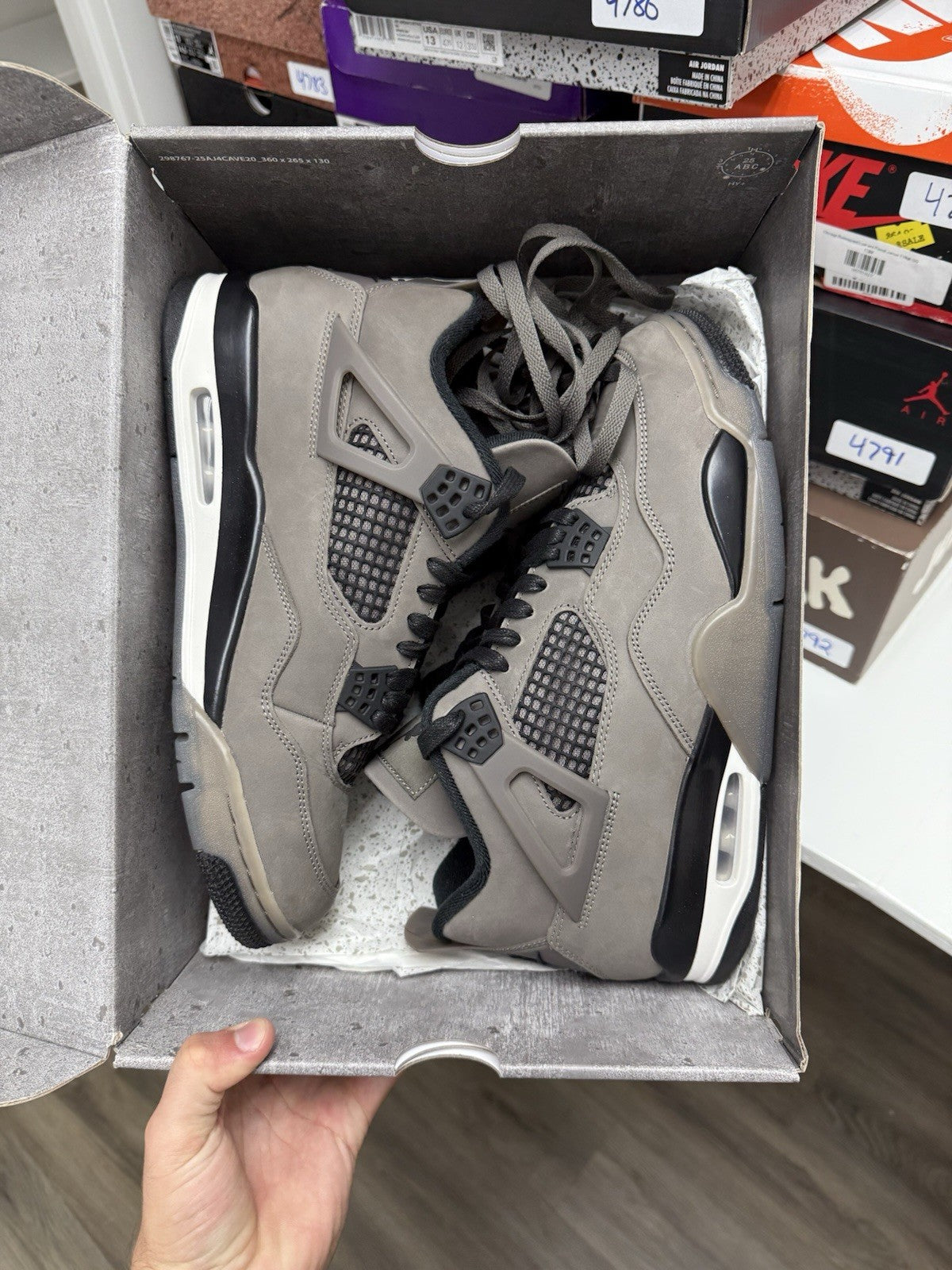 Size 11.5 - Jordan 4 Retro Cave Stone