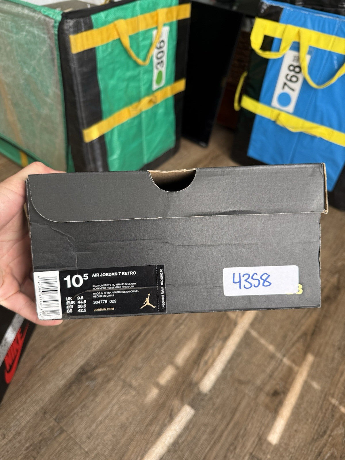Size 10.5 - Jordan 7 Retro Marvin the Martian