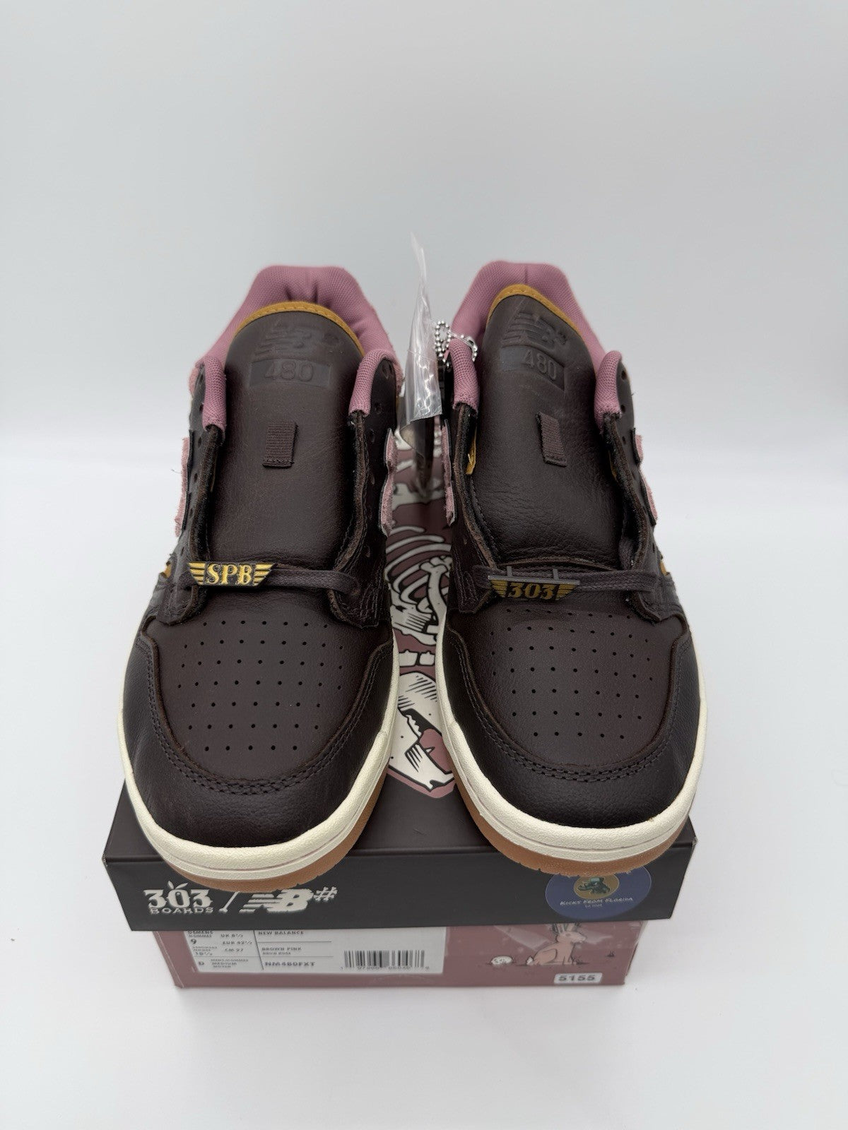 Size 9 - New Balance 303 Boards x Jeremy Fish x Numeric 480 Pink (BRAND NEW)