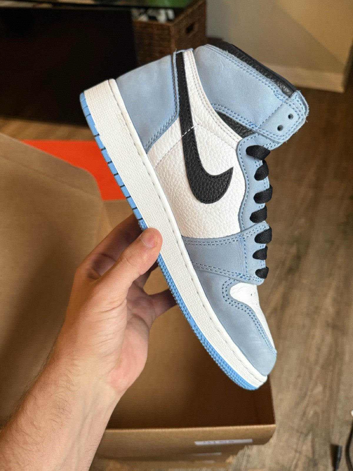 Size 7Y - Jordan 1 Retro OG High University Blue