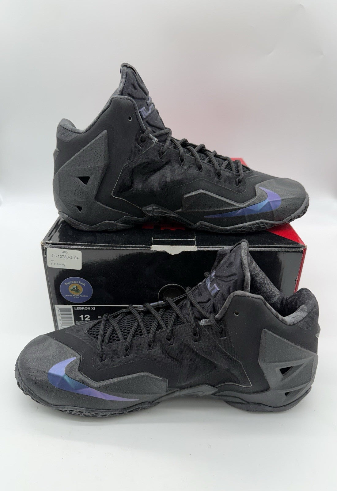Size 12 - Nike LeBron 11 Blackout Anthracite (worn once)