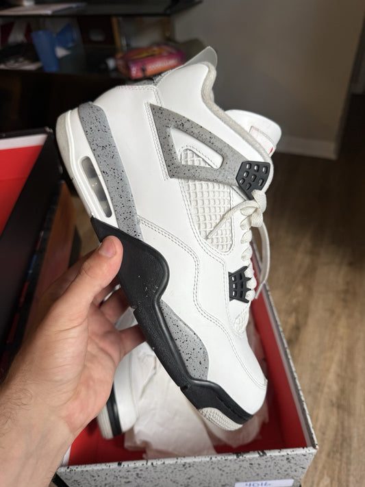 Size 10 - Jordan 4 Retro OG White Cement (2025)
