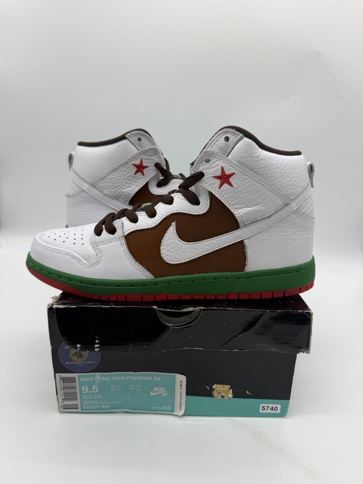 Size 9.5 - Nike SB Dunk High Cali (Brand New)