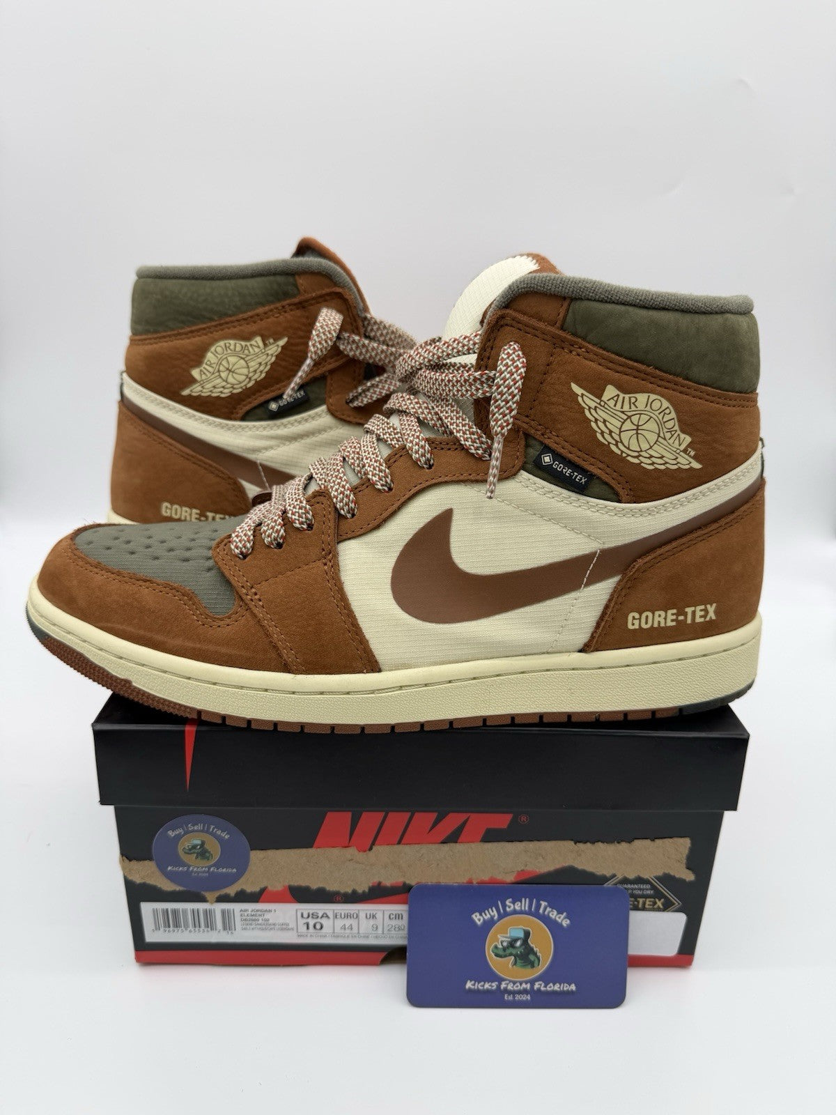 Size 10 - Jordan 1 High Element Gore-Tex ‘Legend Coffee’