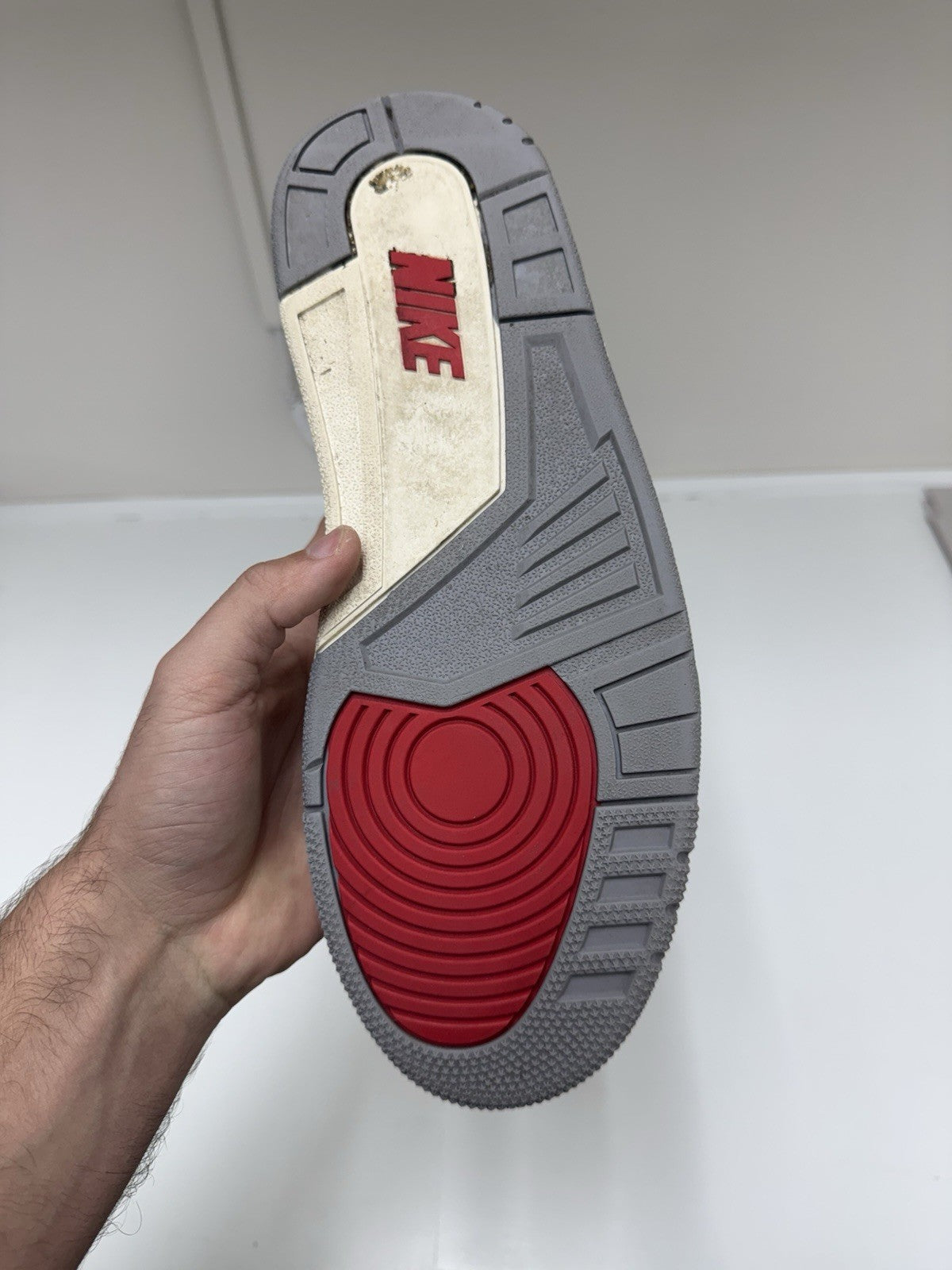 Size 11.5 - Jordan 3 Retro Mid White Cement Reimagined