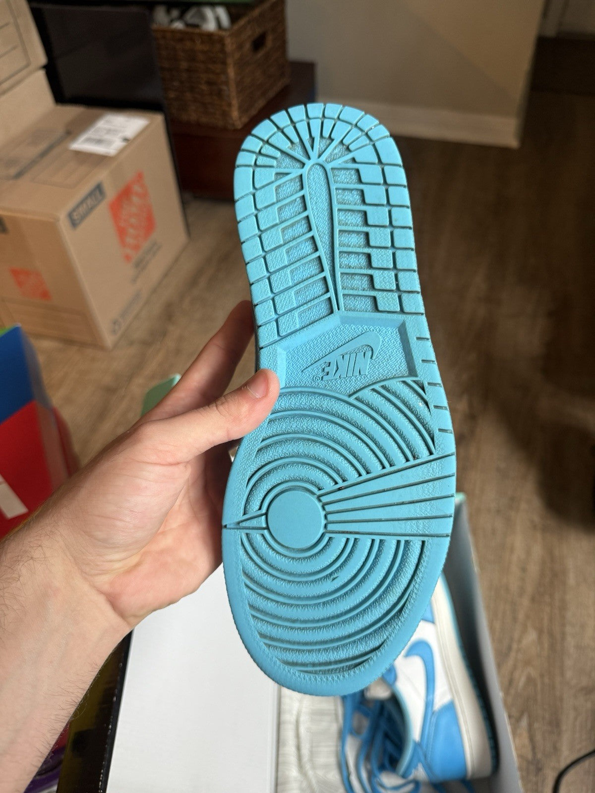 Size 8.5 - Eric Koston x Jordan 1 SB Low Powder Blue