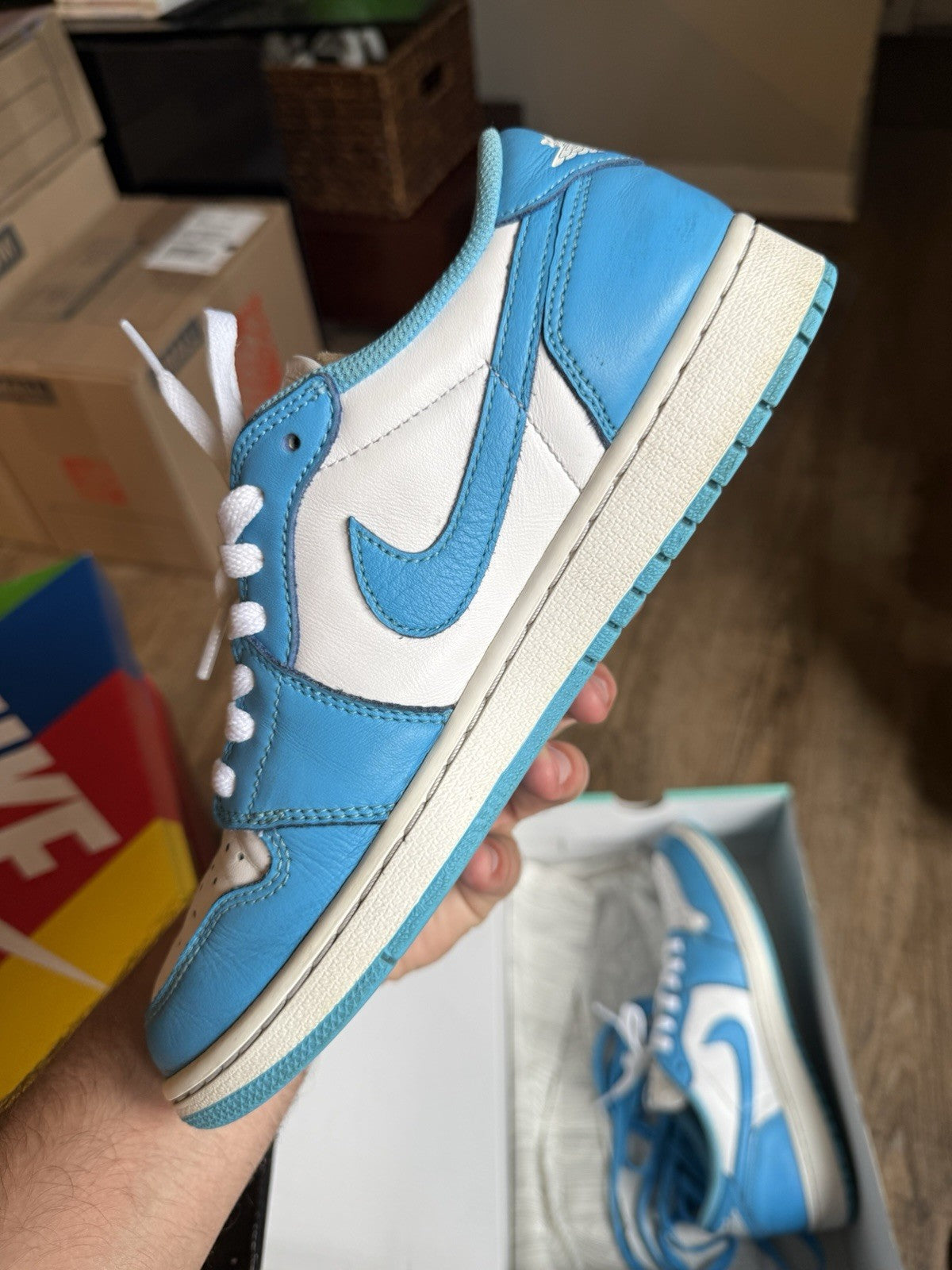 Size 8.5 - Eric Koston x Jordan 1 SB Low Powder Blue