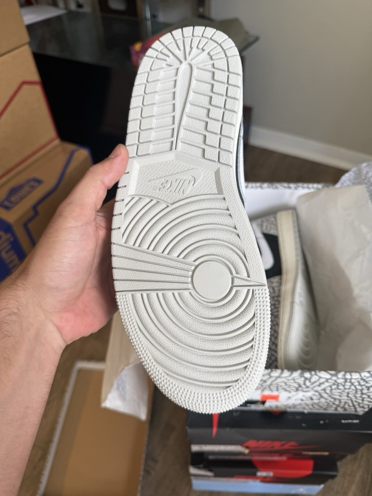 Size 7.5 - Jordan 1 Low Black Cement (BRAND NEW)