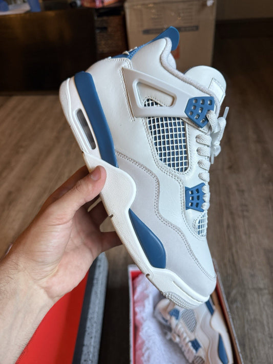 Size 9 - Jordan 4 Retro Military Blue