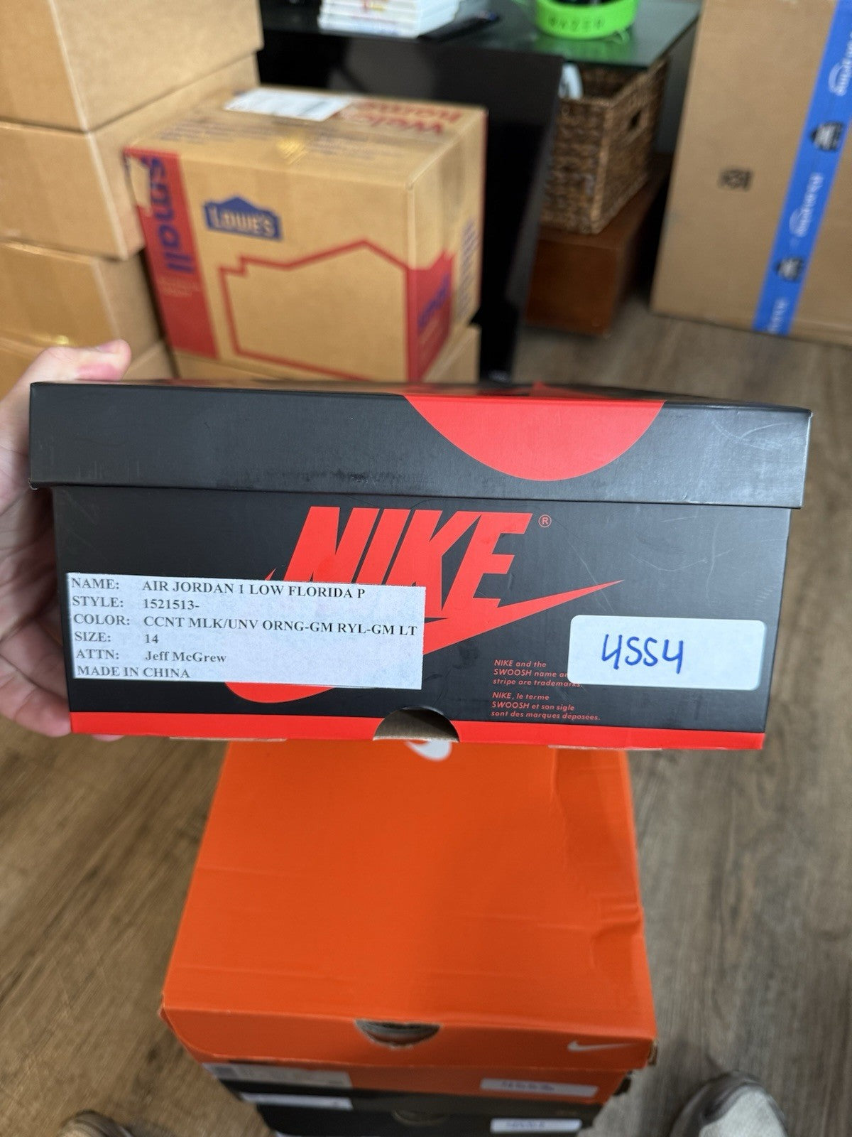 Size 14 - Nike Air Jordan 1 Low Retro Florida Gators (worn once)