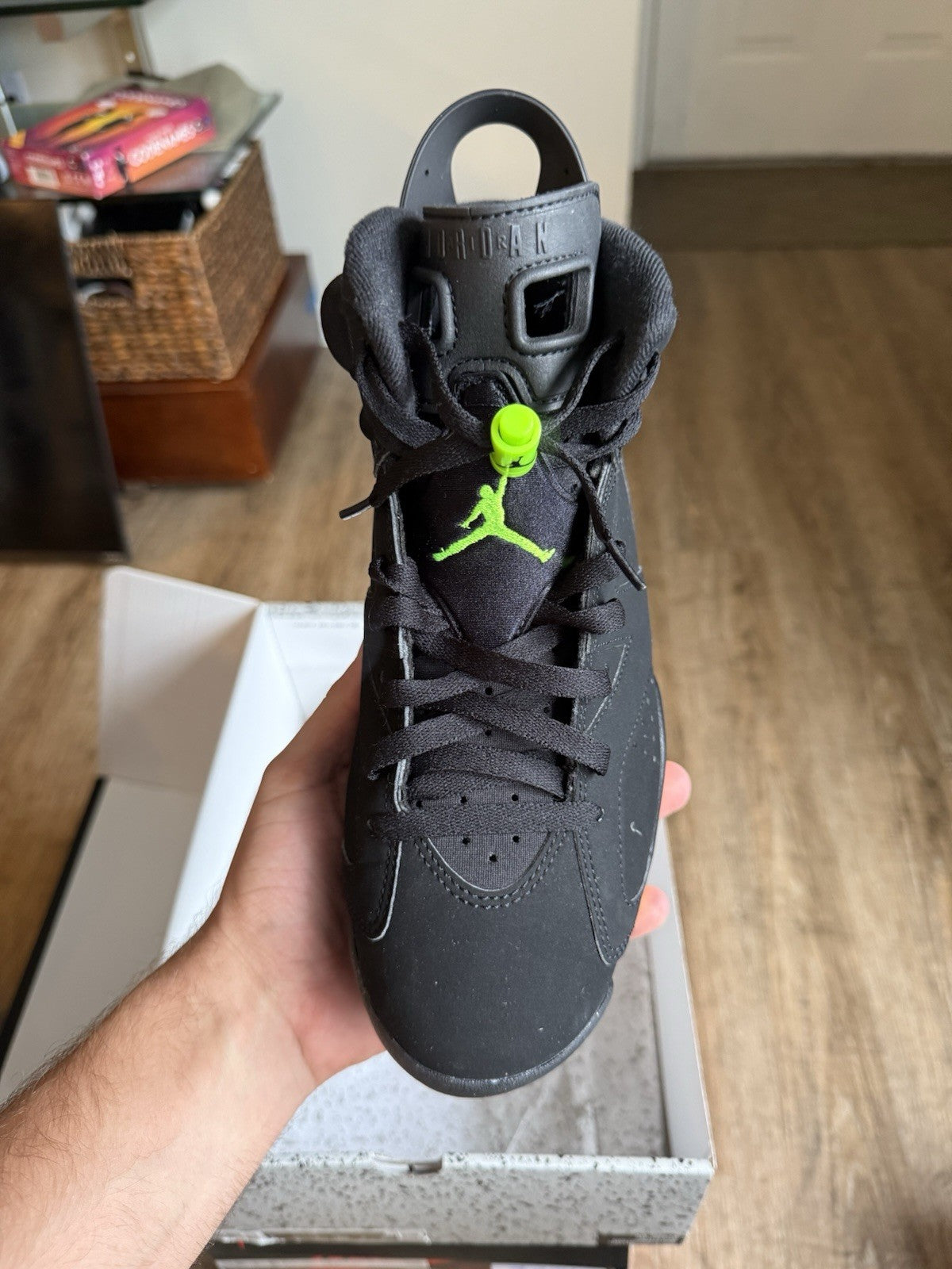 Size 8 - Jordan 6 Retro Electric Green