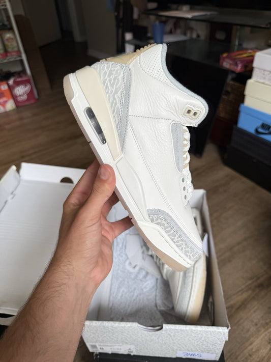Size 8 -Jordan 3 Craft Ivory