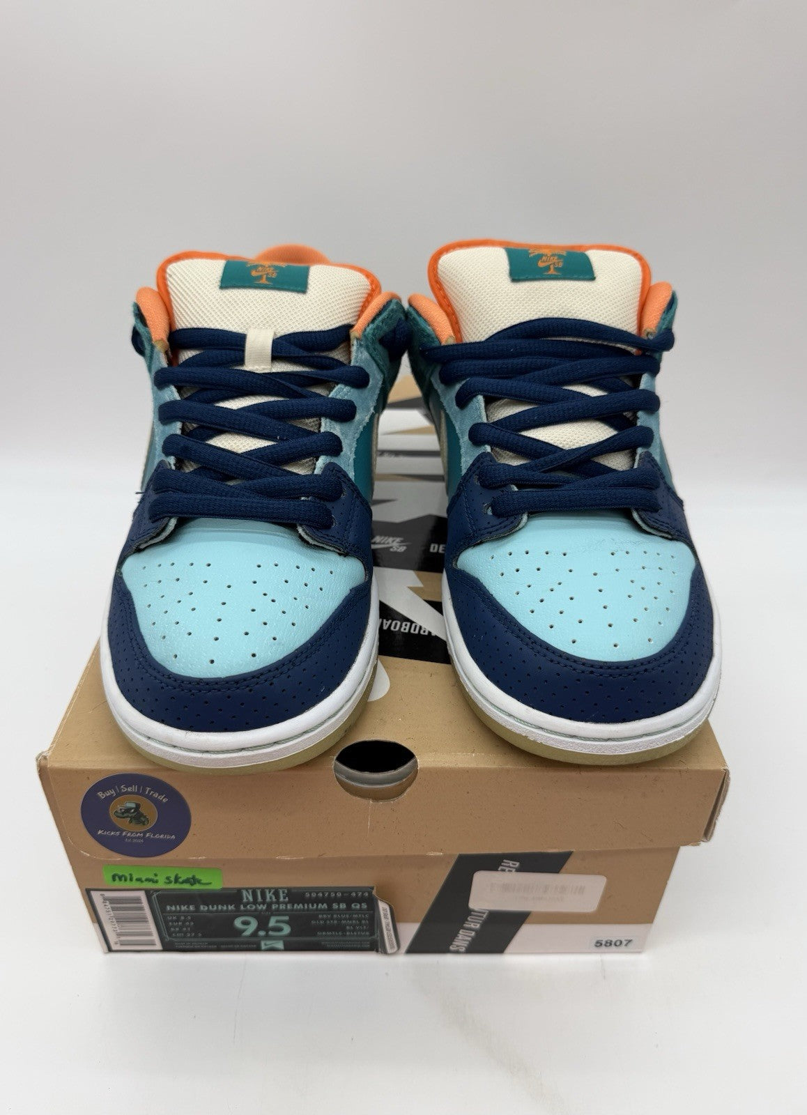 Size 9.5 - Nike SB Dunk Low MIA Skate Shop 2013