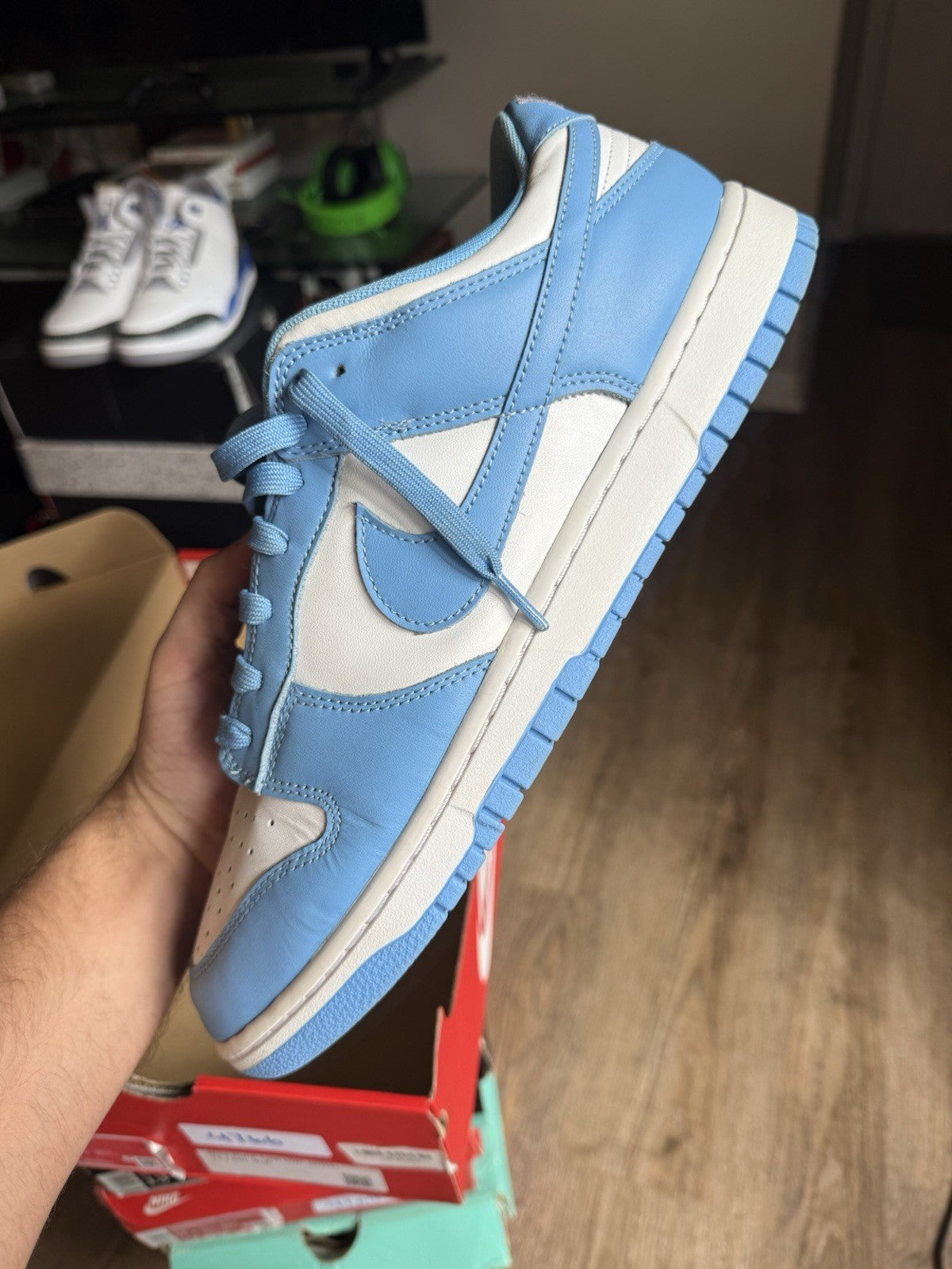 Size 13 - Nike Dunk Low UNC University Blue