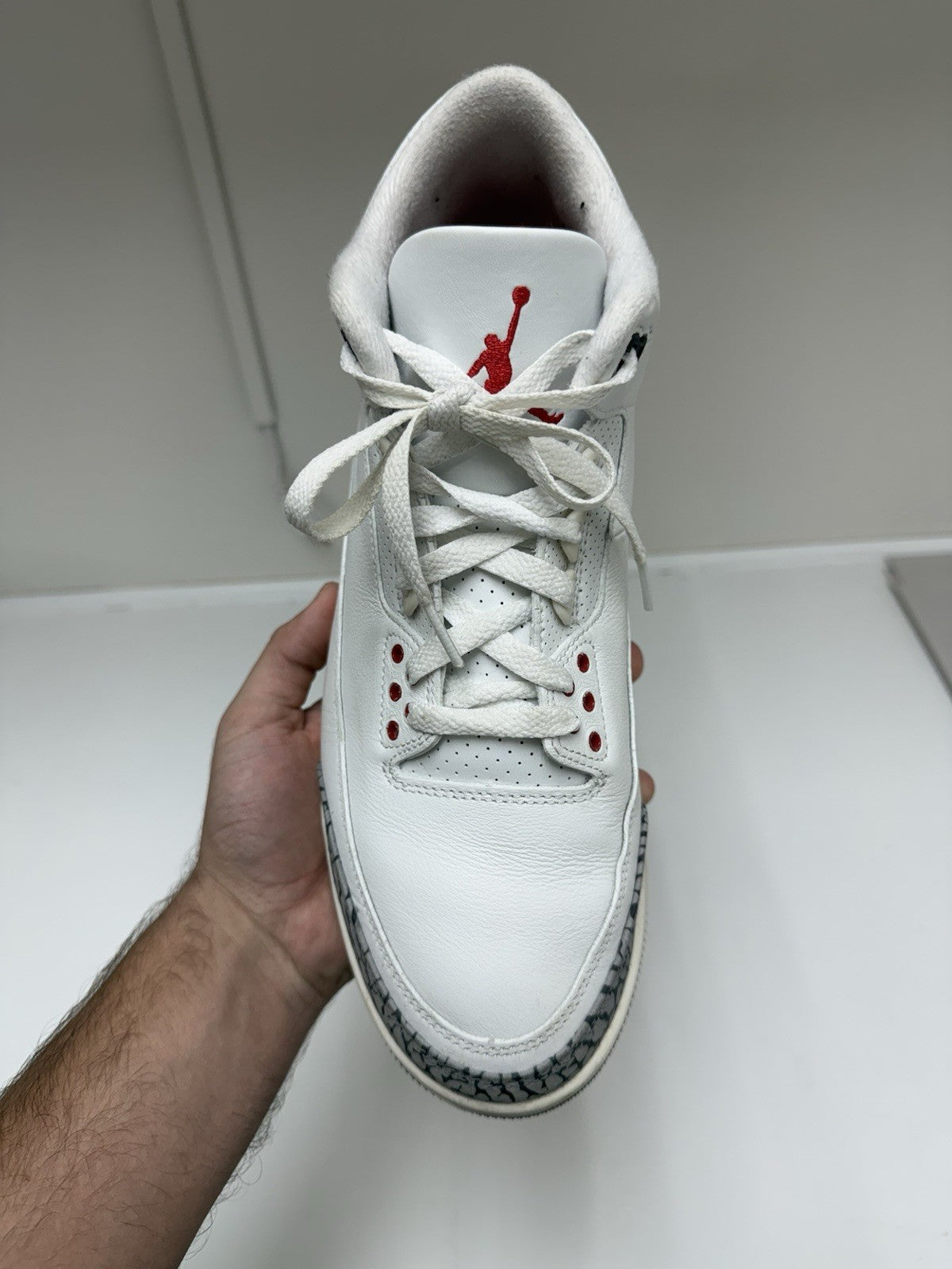 Size 11.5 - Jordan 3 Retro Mid White Cement Reimagined