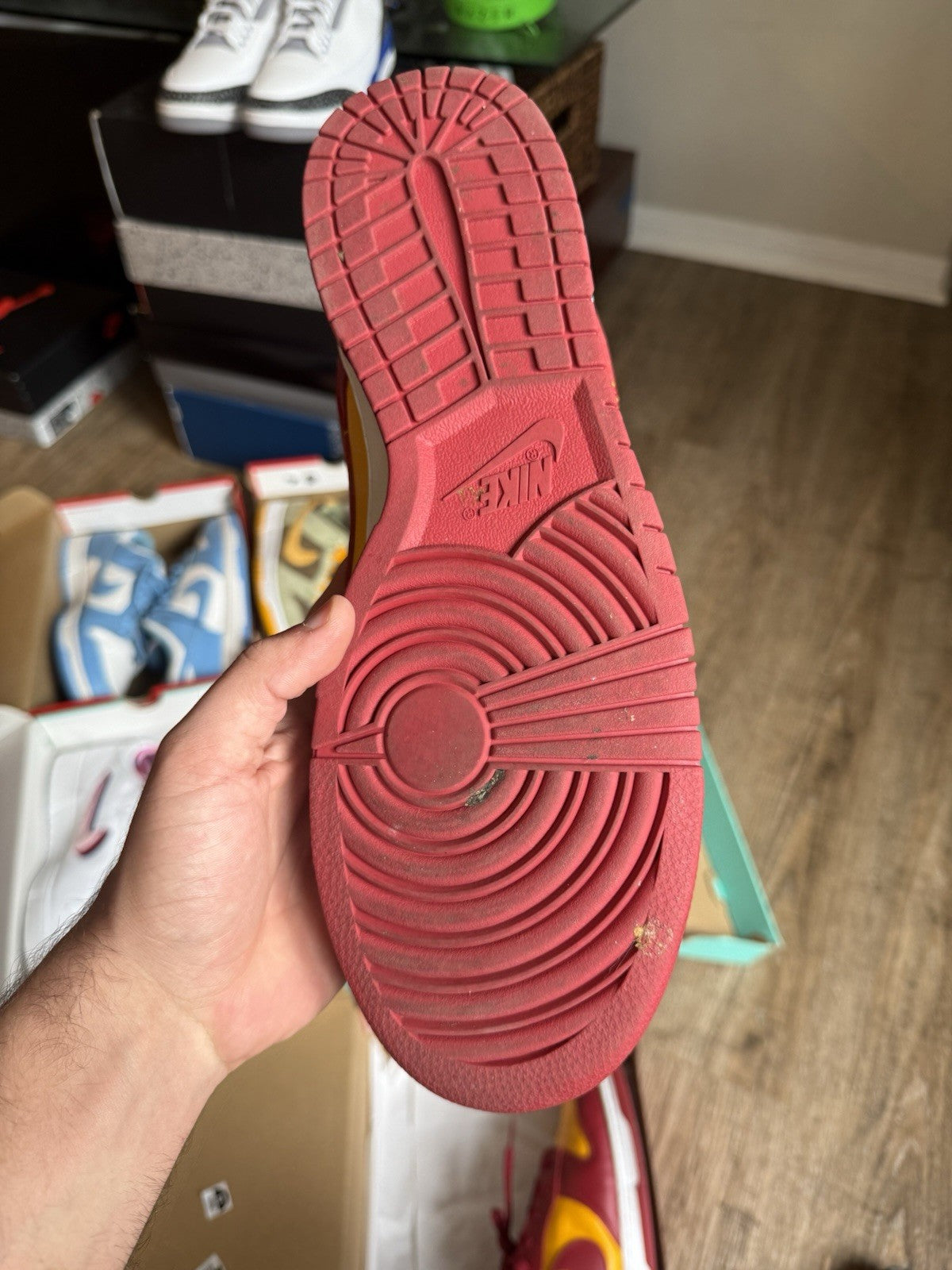 Size 13 - Nike Dunk Low USC Midas Gold