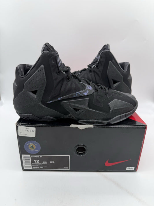 Size 12 - Nike LeBron 11 Blackout Anthracite (worn once)