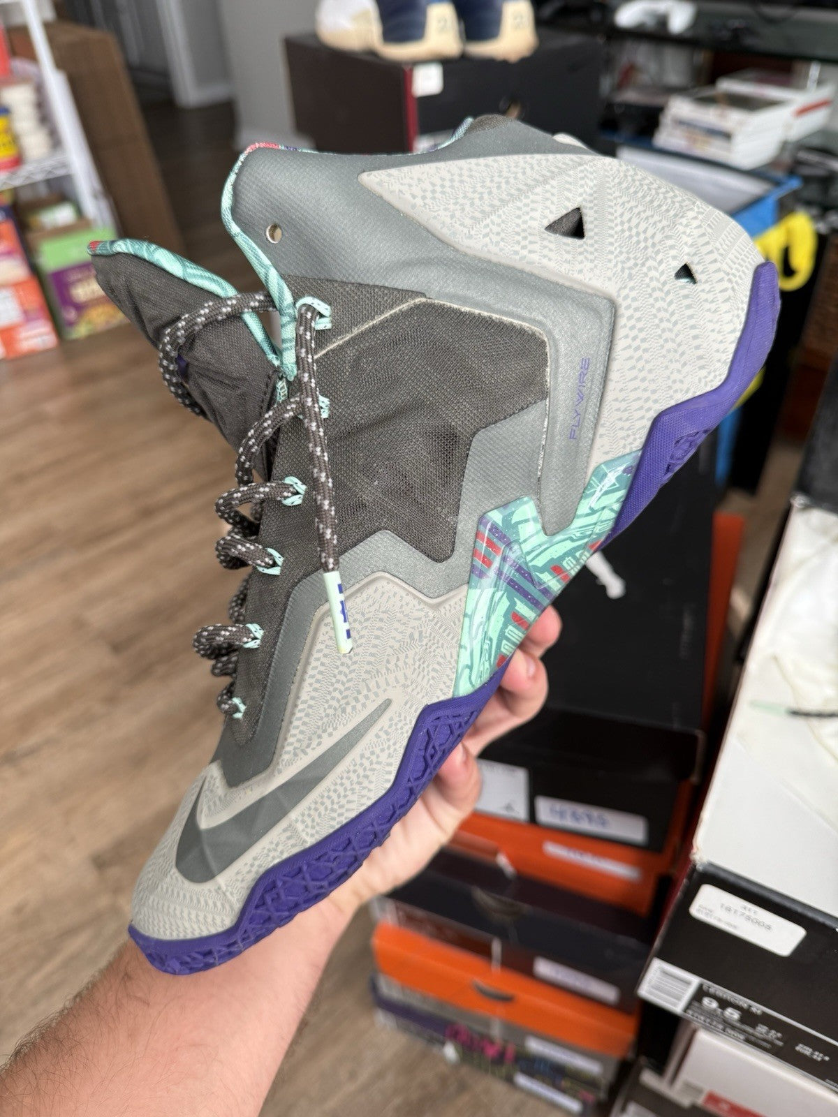 Size 9.5 - Nike LeBron 11 Terracotta Warrior