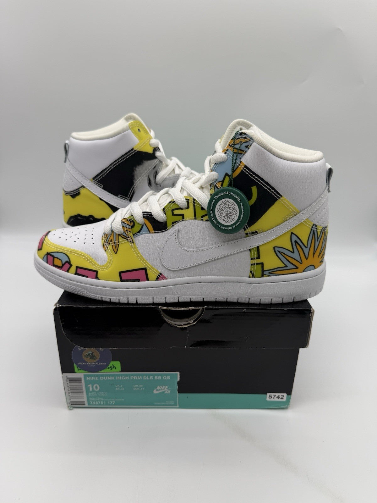 Size 10 - Nike SB Dunk High De La Soul 2015 (Brand New)