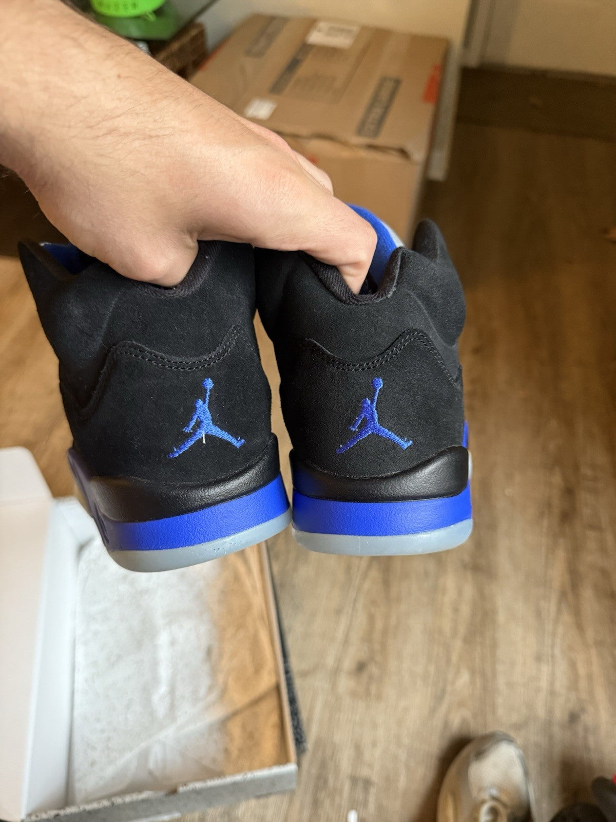 Size 8.5 - Jordan 5 Retro Mid Racer Blue