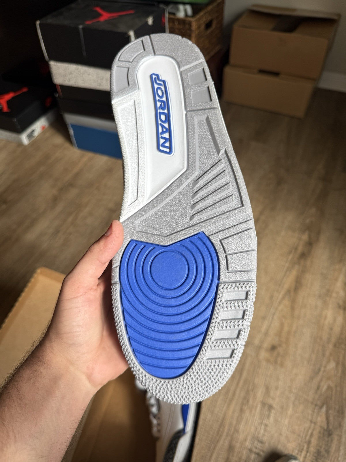 Size 14 - Jordan 3 Retro Mid Racer Blue (Brand New Replacement Box)