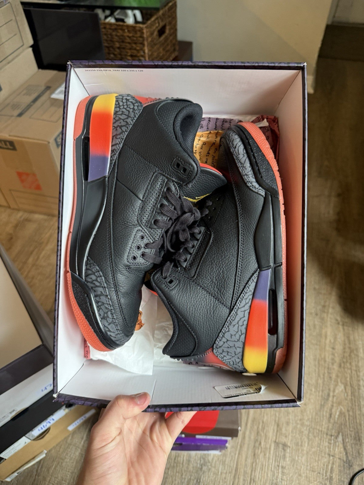 Size 9 - J Balvin x Jordan 3 Retro Rio