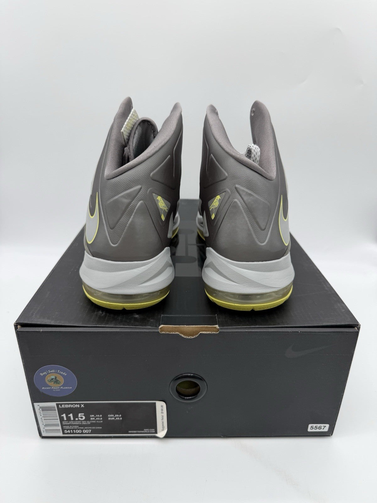 Size 11.5 - Nike Lebron X Canary (Brand New)