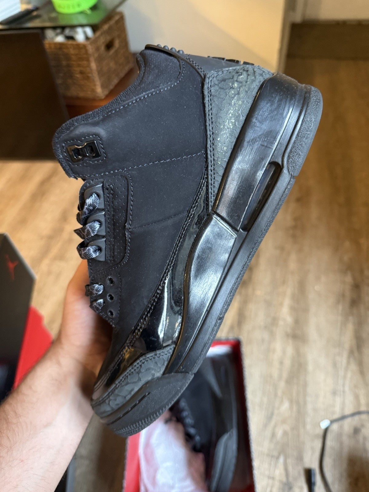 Size 9 - Jordan 3 Retro Black Cat (2025)