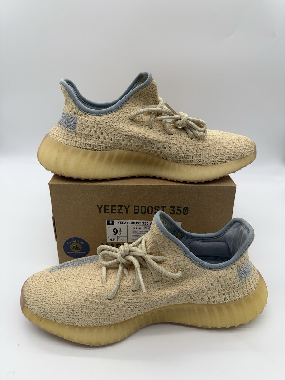 Size 9.5 - adidas Yeezy Boost 350 V2 Linen