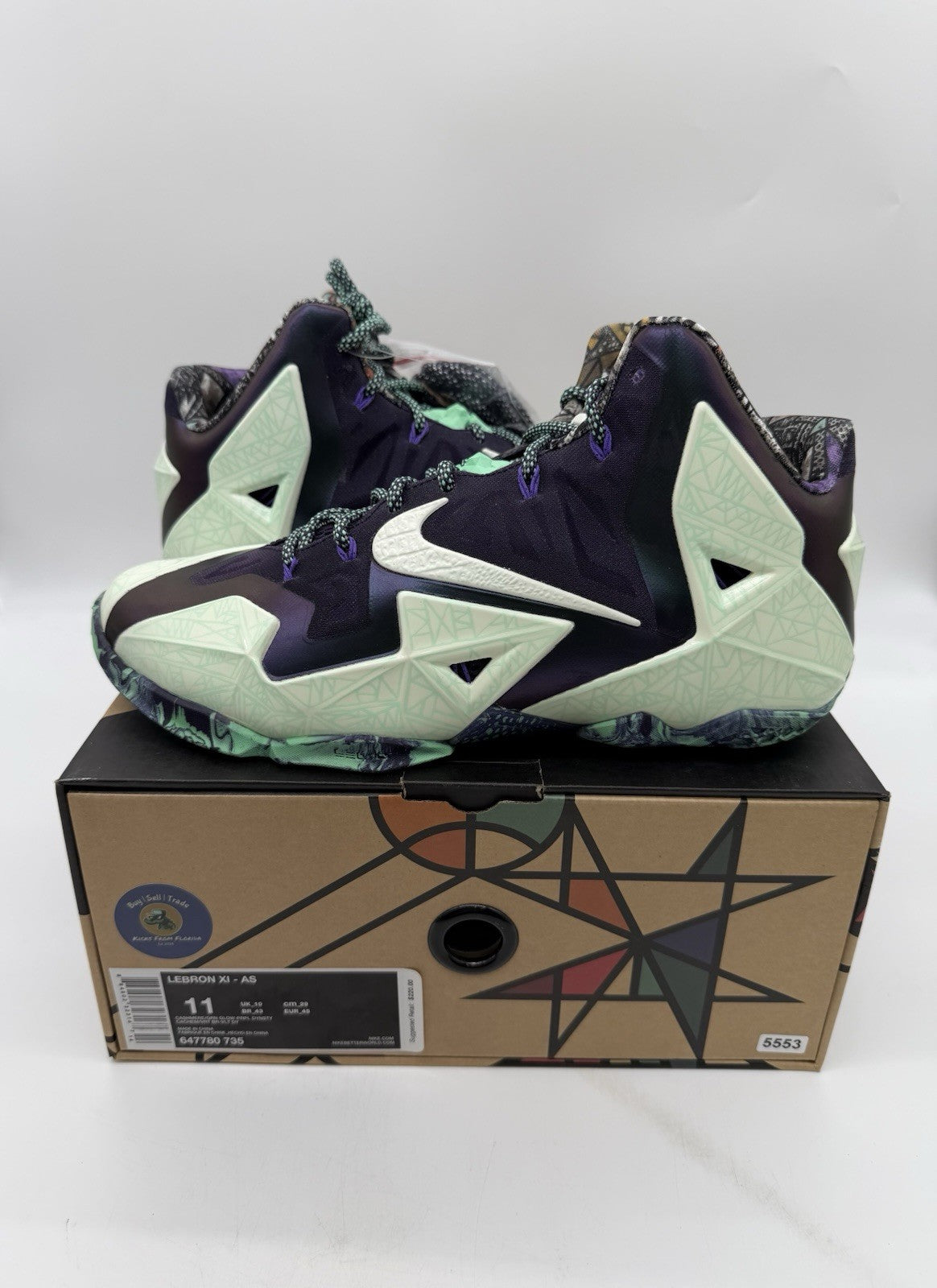 Size 11 - Nike LeBron 11 NOLA Gumbo League Gator King (Brand New)