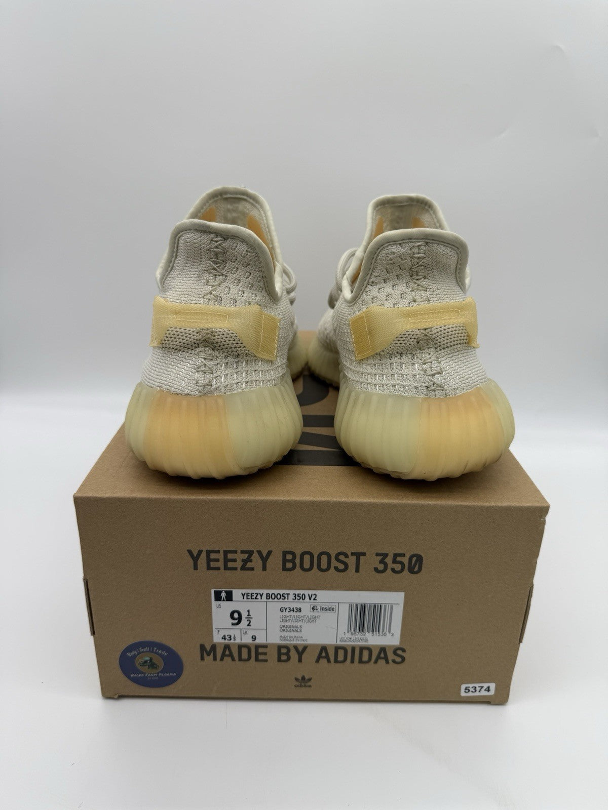 Size 9.5 - adidas Yeezy Boost 350 V2 Low Light