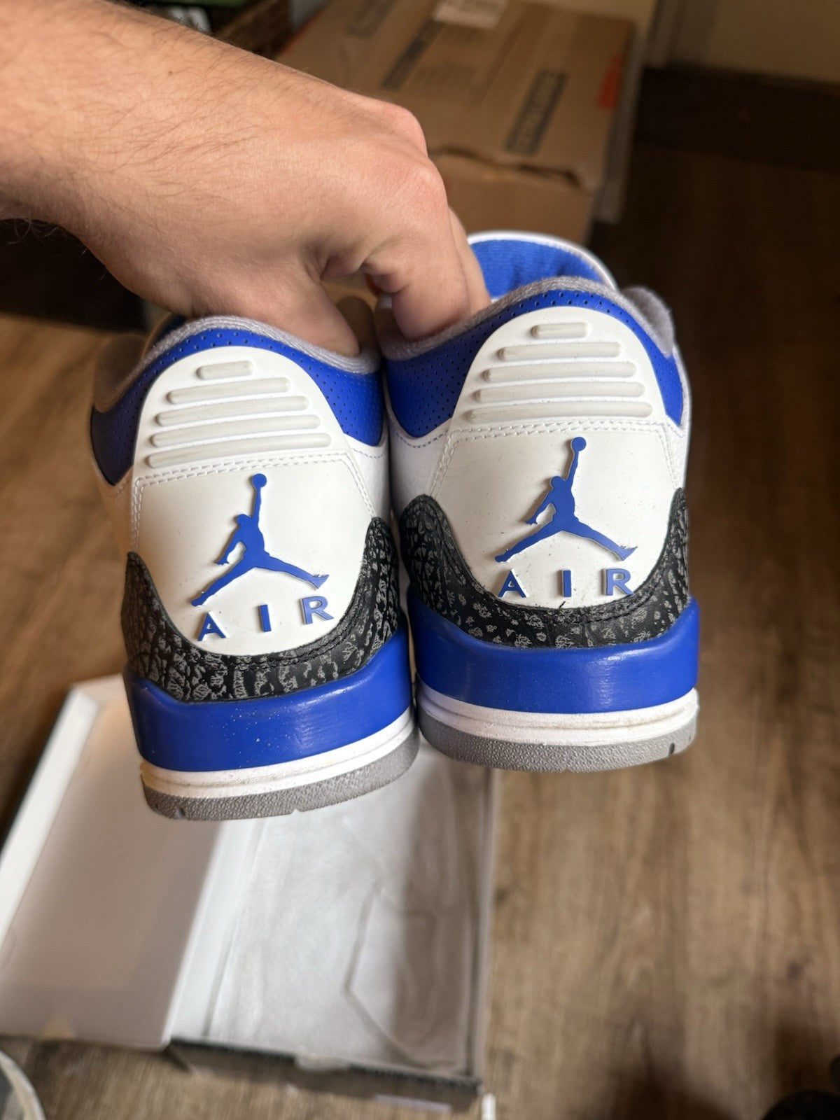 Size 10.5 - Jordan 3 Retro Mid Racer Blue