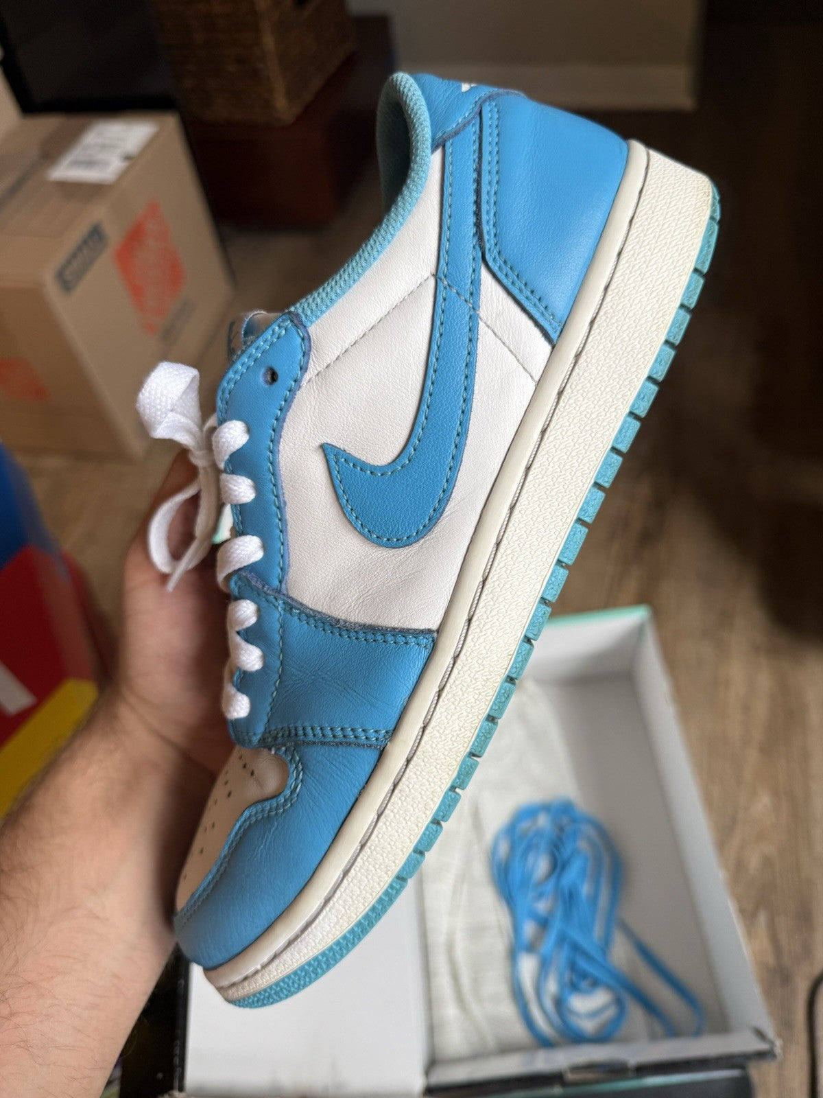 Size 8.5 - Eric Koston x Jordan 1 SB Low Powder Blue