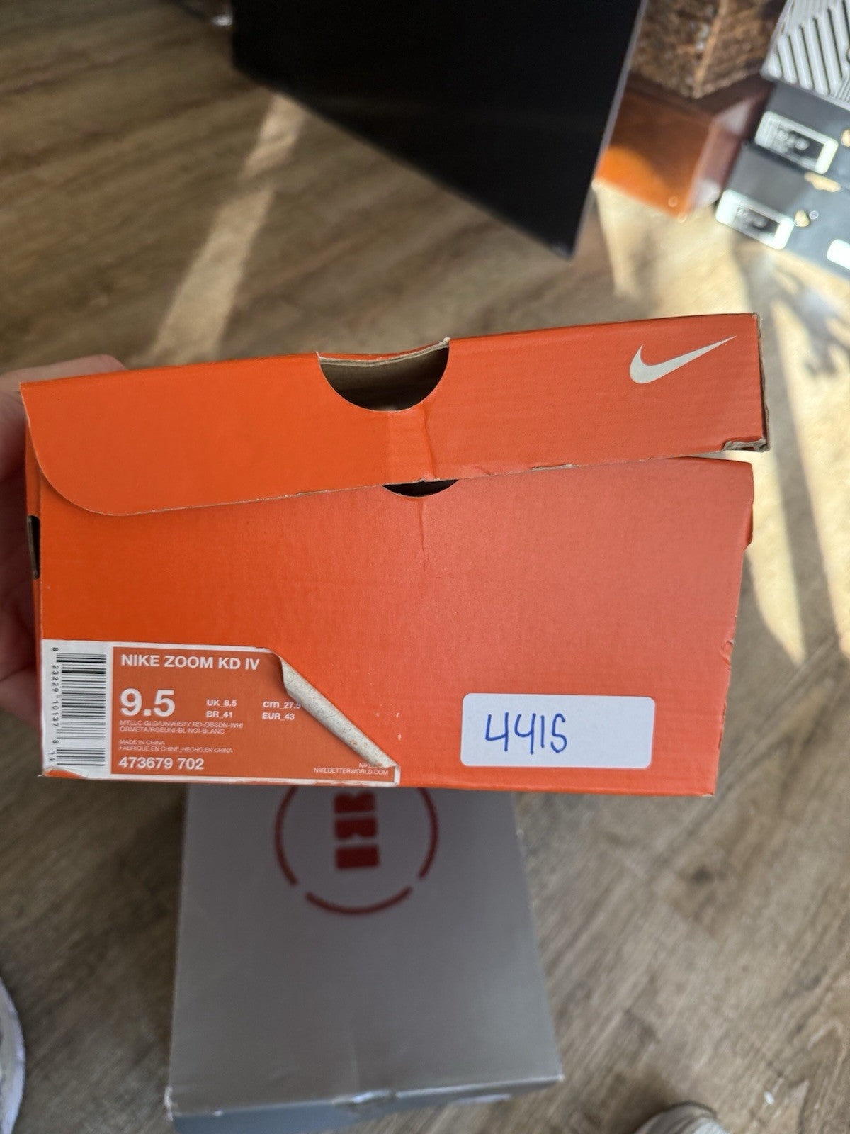 Size 9.5 - KD 4 Gold Medal London Olympics (SEPERATING)