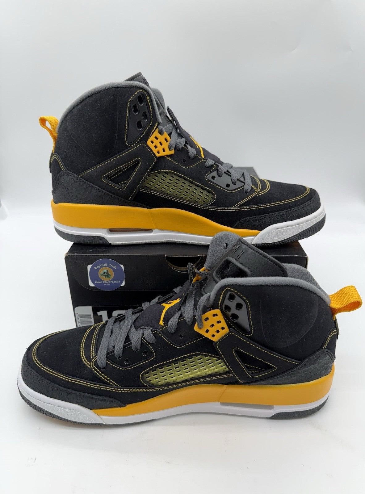 Size 12 - Jordan Spizike Black University Gold (Brand New)