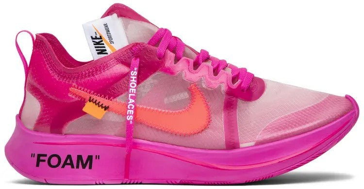 Size 11 - Nike Off-White x Zoom Fly SP Pink