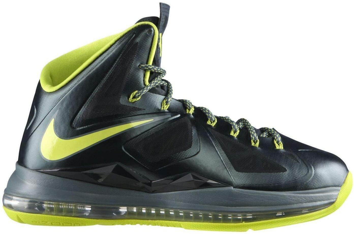 Size 12 - Nike LeBron X 10 Dunkman Seaweed/Atomic Green (Brand New)